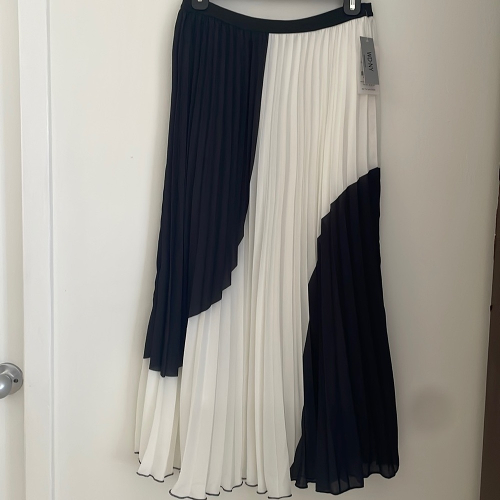 Long pleated skirt